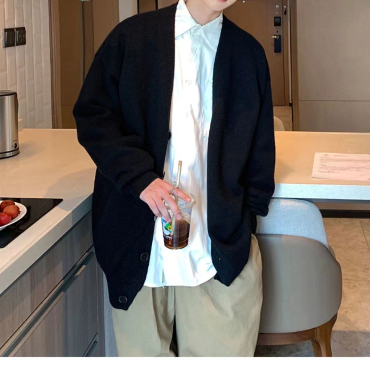 韓版潮流針織ins潮牌百搭長袖開衫