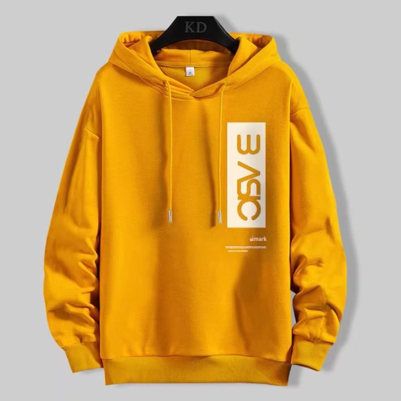 時尚薄款潮流運動休閑字母印花長袖連帽T