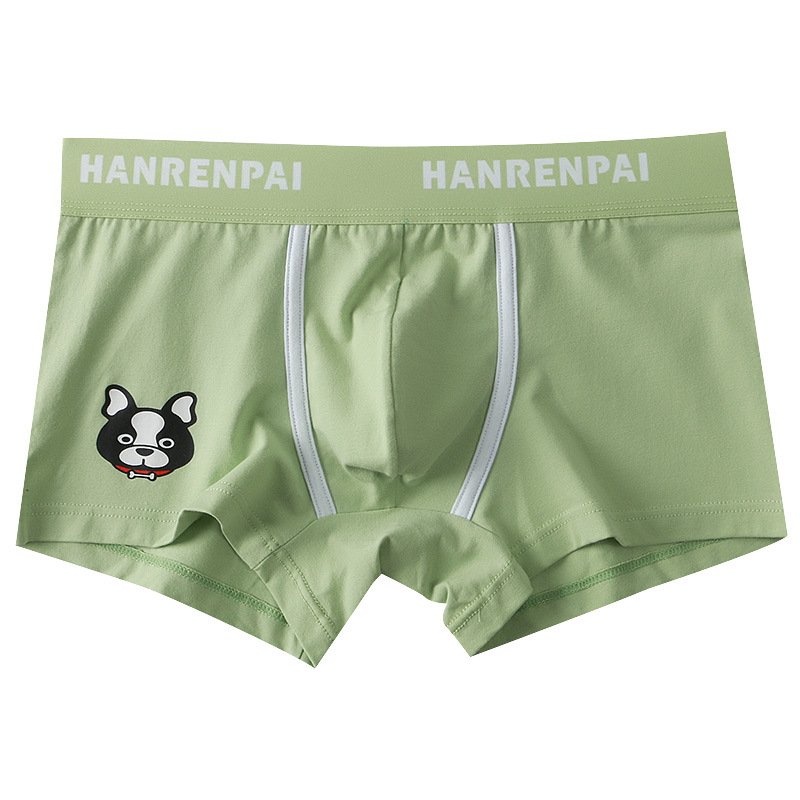 印花韓版中腰運動透氣平角內褲褲裝