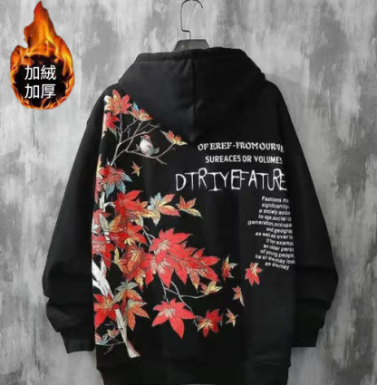 原宿風寬鬆連帽衛衣