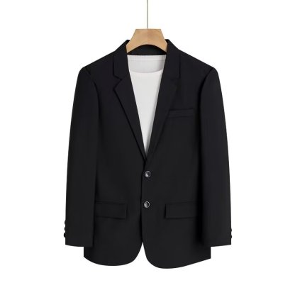 【整套】高級感商務西服外套+休閒西裝褲兩件套裝-NitSoon