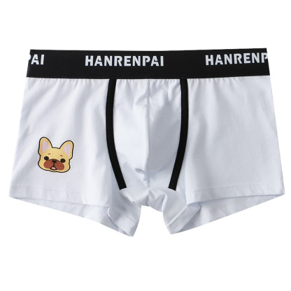 印花韓版中腰運動透氣平角內褲褲裝