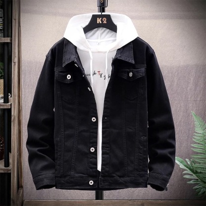 復古街頭寬鬆工裝牛仔外套夾克