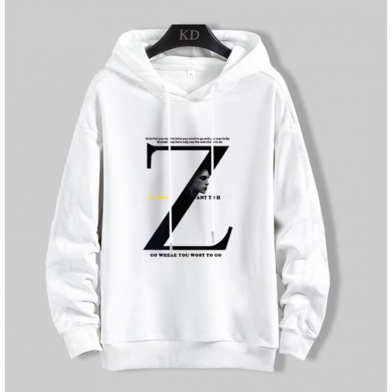 時尚潮流字母印花寬鬆休閒連帽T