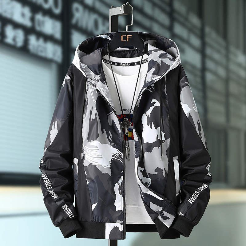 新款夾克衫棒球服薄款寬鬆潮流帥氣外套