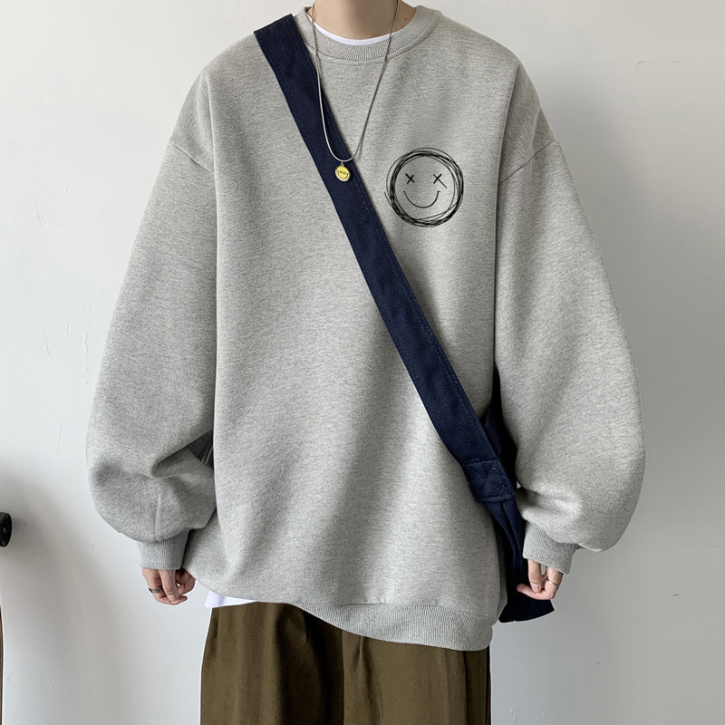 潮牌潮流百搭高街痞帥印花衛衣