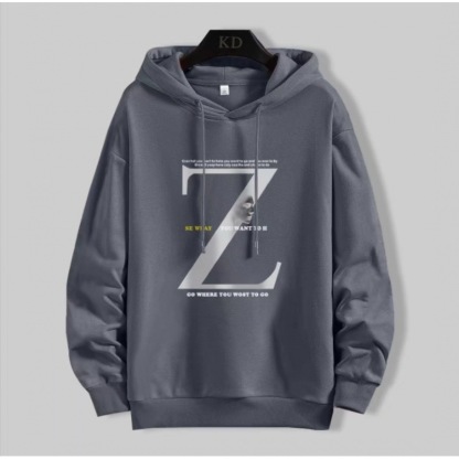 時尚潮流字母印花寬鬆休閒連帽T