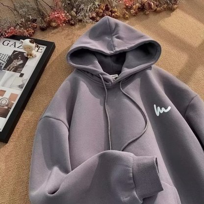 美式薄款oversize韓系慵懶風寬鬆連帽T-NitSoon