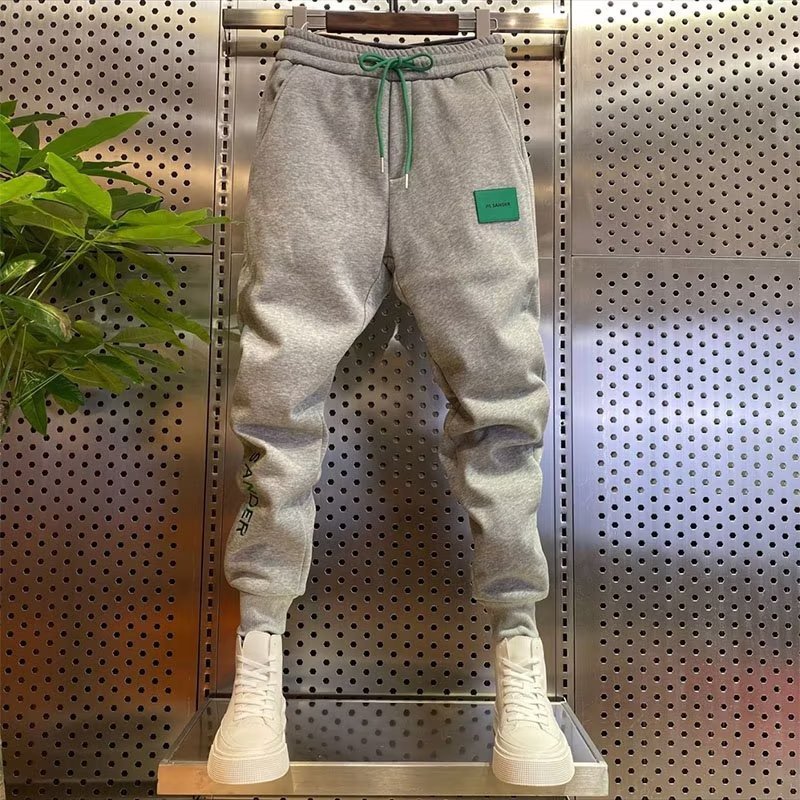 潮牌修身束腳運動休閒小腳哈倫褲