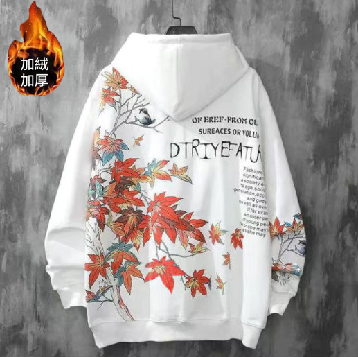 原宿風寬鬆連帽衛衣