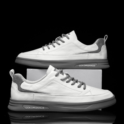 透氣薄款運動平板鞋休閒一腳蹬潮鞋