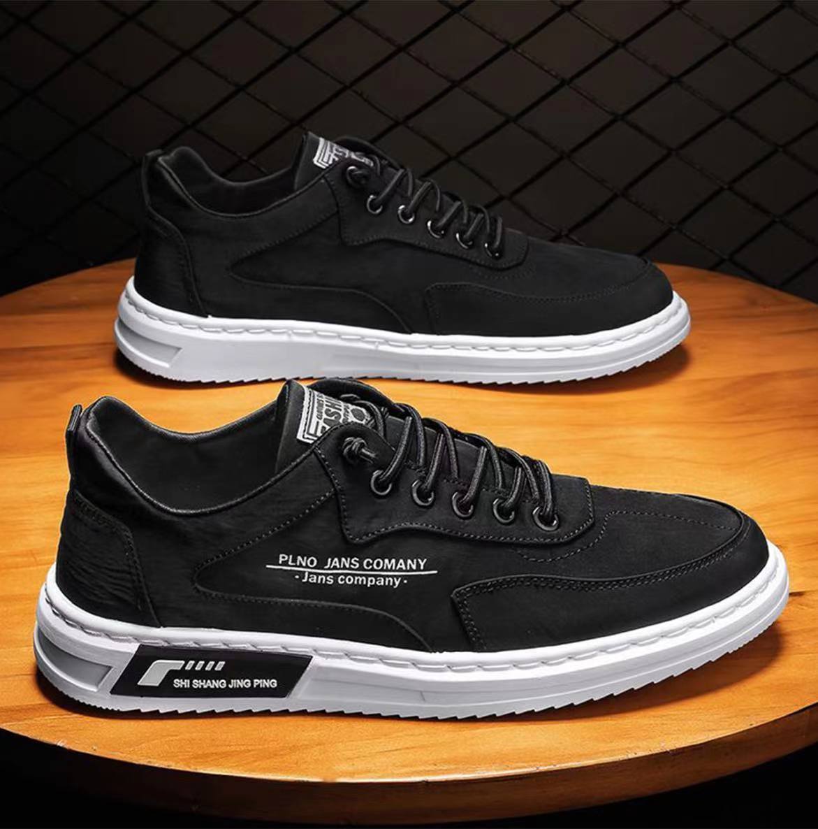 透氣帆布潮流百搭運動防滑耐磨鞋靴