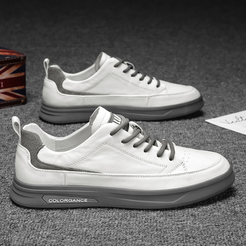 透氣薄款運動平板鞋休閒一腳蹬潮鞋