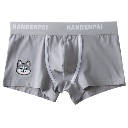 印花韓版中腰運動透氣平角內褲褲裝