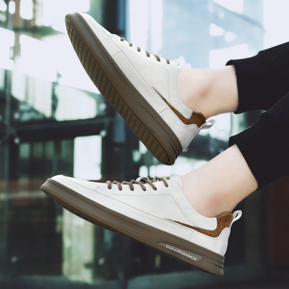 透氣薄款運動平板鞋休閒一腳蹬潮鞋