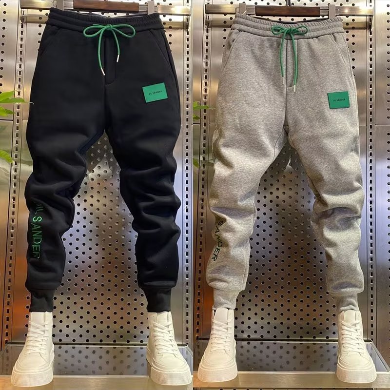 潮牌修身束腳運動休閒小腳哈倫褲