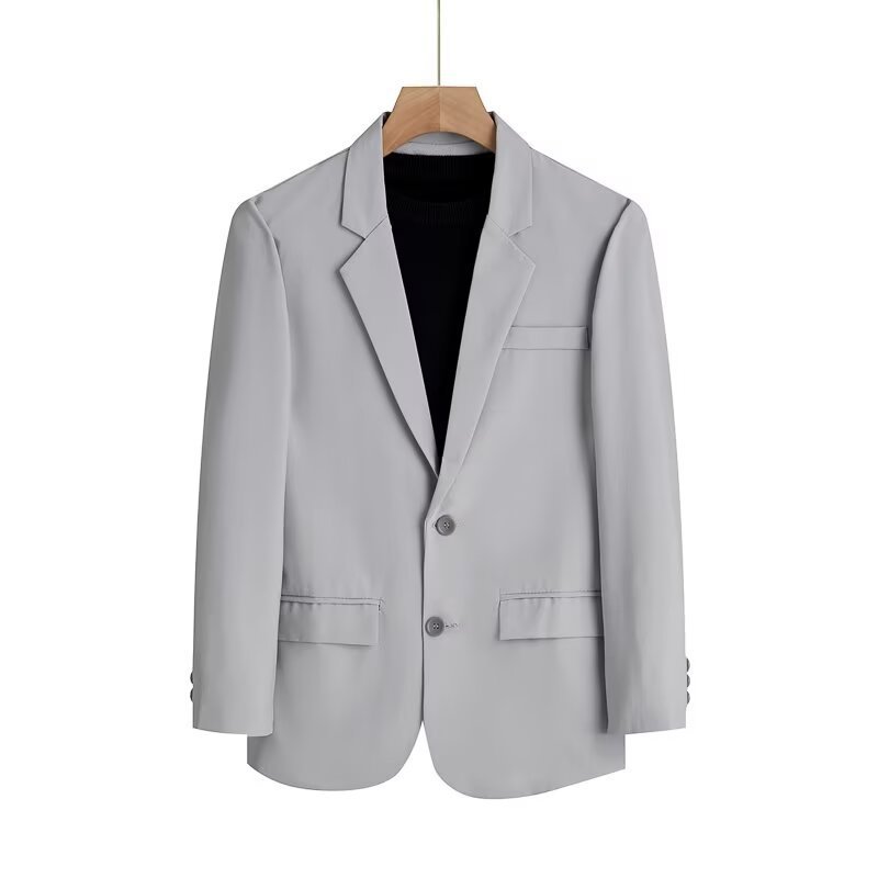 【整套】高級感商務西服外套+休閒西裝褲兩件套裝-NitSoon