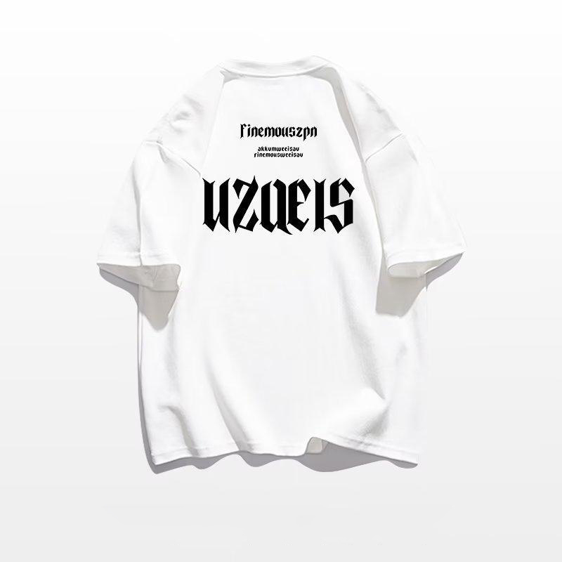 Ins潮港風印花字母短袖T恤