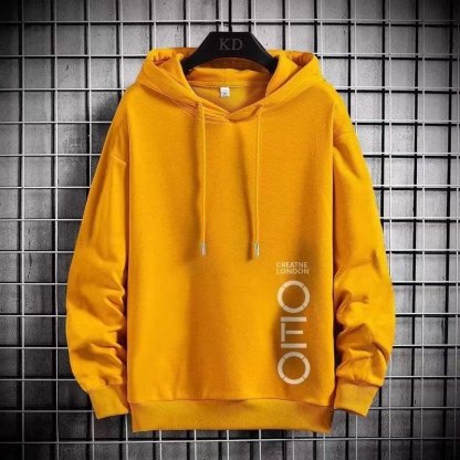 時尚薄款潮流運動休閑字母印花長袖連帽T