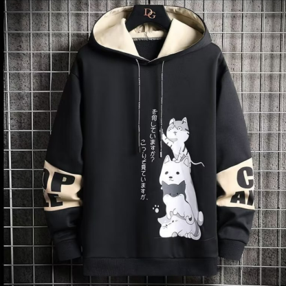 韓版寬鬆學生潮流百搭連帽T恤