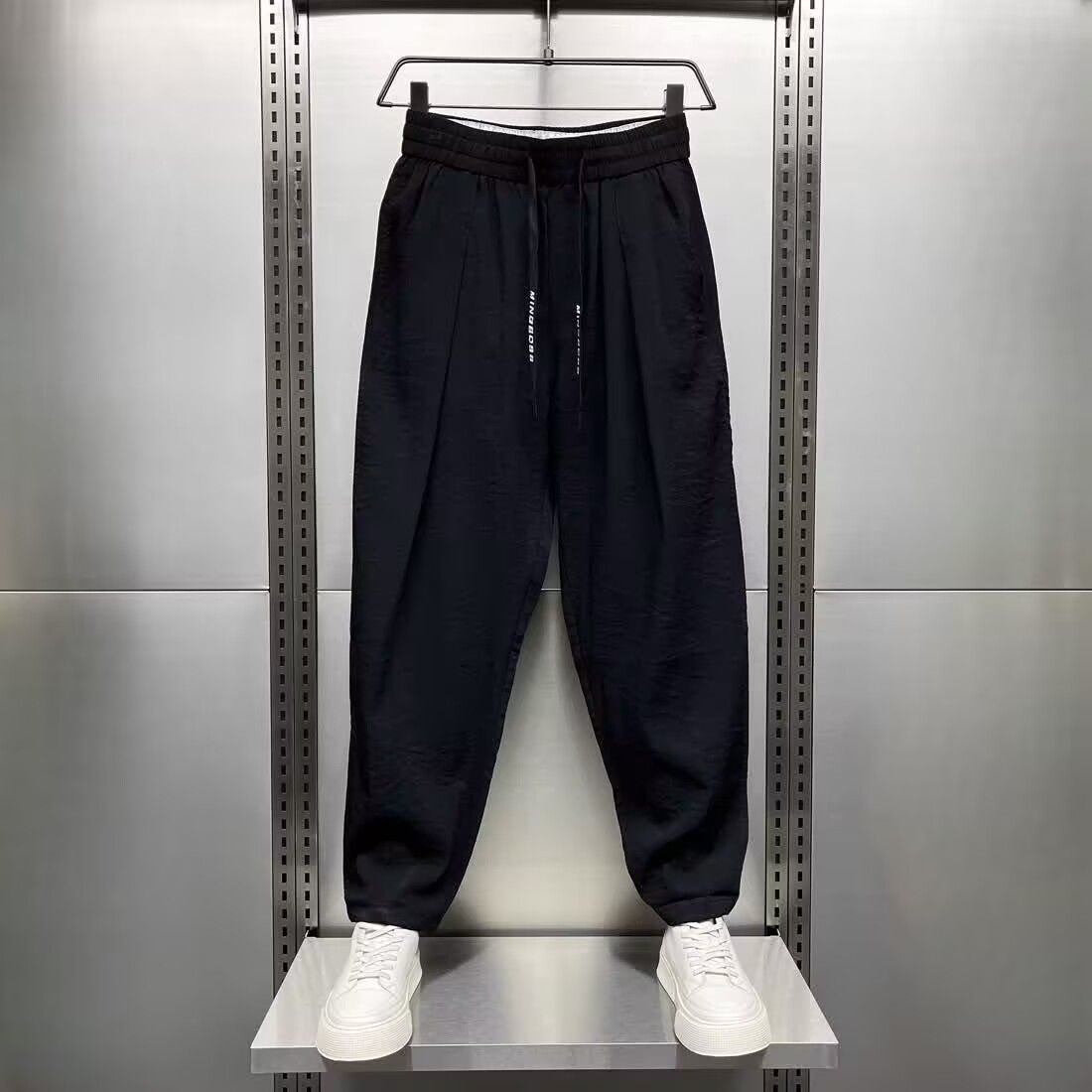 薄款透氣休閒大碼寬鬆百搭帥氣速乾運動褲