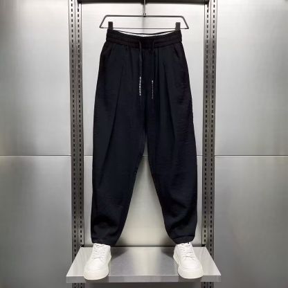 薄款透氣休閒大碼寬鬆百搭帥氣速乾運動褲