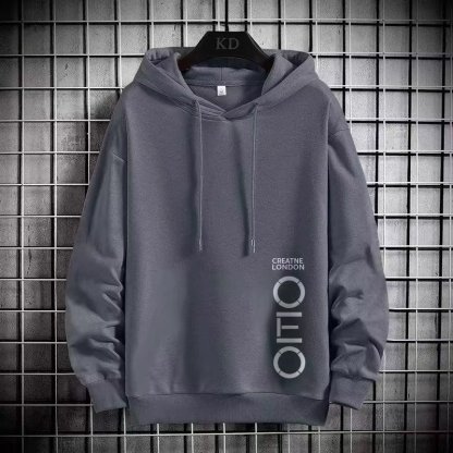 時尚薄款潮流運動休閑字母印花長袖連帽T