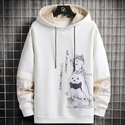 韓版寬鬆學生潮流百搭連帽T恤