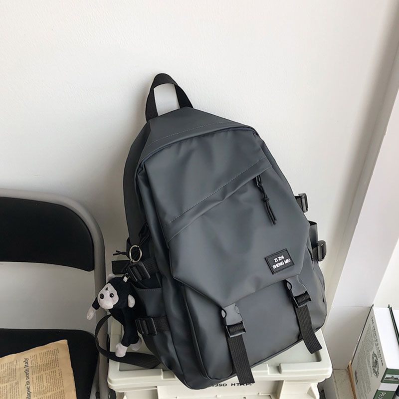 Ins古著感校園雙肩百搭旅遊高中大學行包書包手提包-Nuostyle