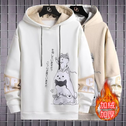 韓版寬鬆學生潮流百搭連帽T恤