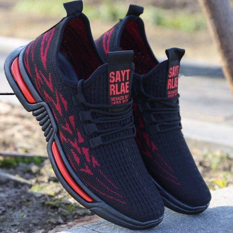 網面輕便透氣潮流休閒軟底跑步運動鞋