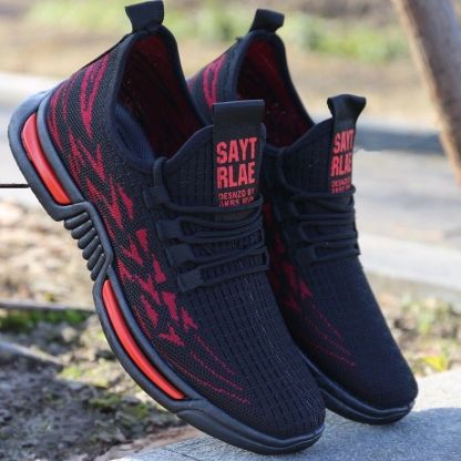 網面輕便透氣潮流休閒軟底跑步運動鞋