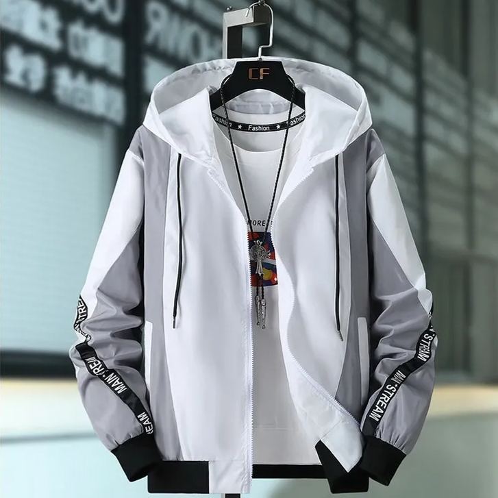 新款夾克衫棒球服薄款寬鬆潮流帥氣外套