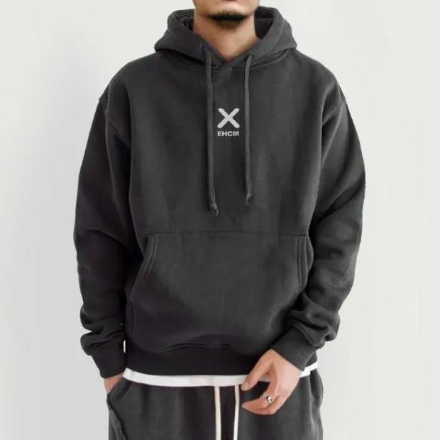 Ins潮牌連帽潮流簡約字母印花衛衣