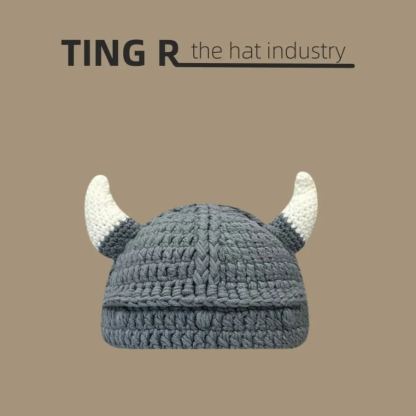 怪物史萊克綠色可愛卡通節日個性搞怪針織帽