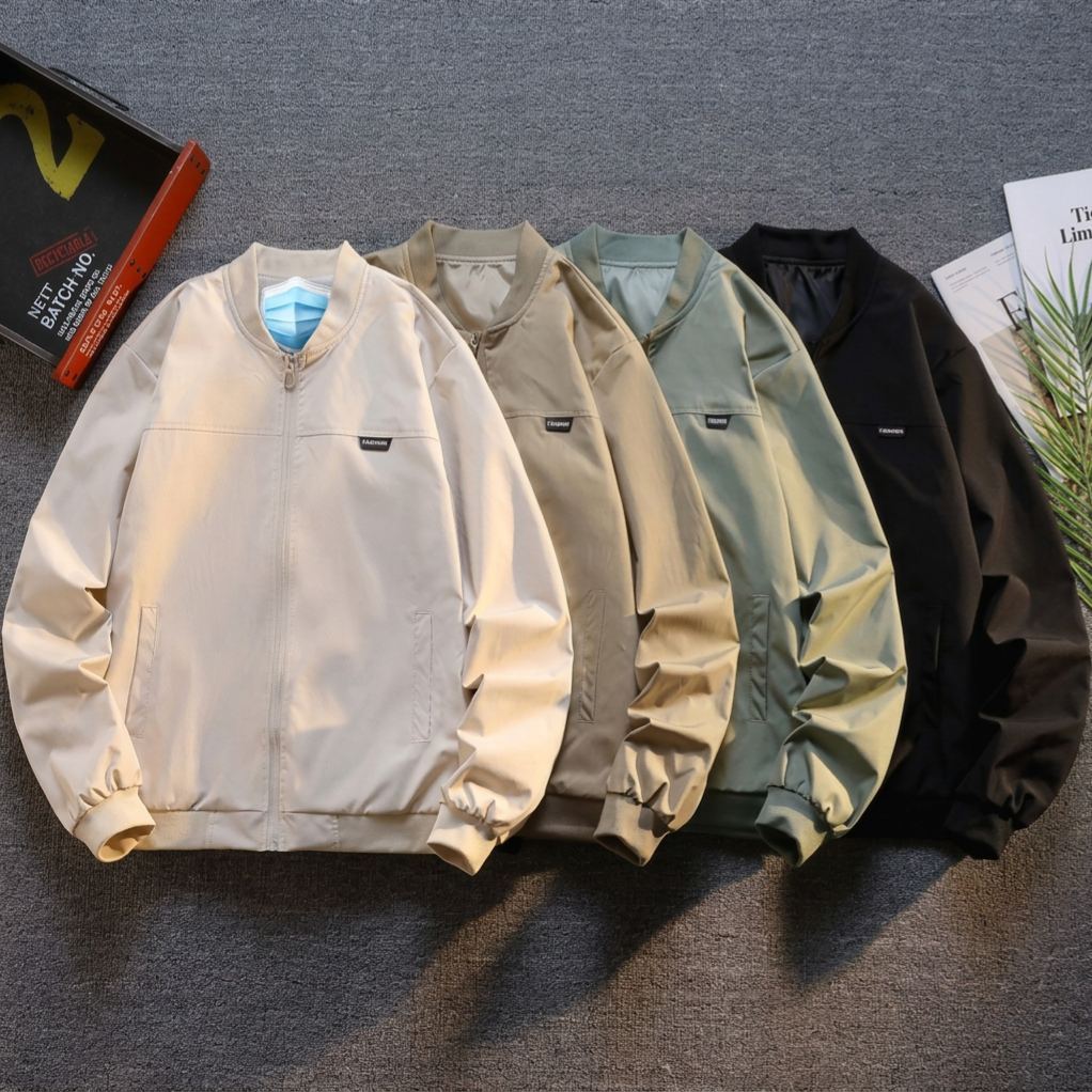 @韓版夾克修身棒球服百搭潮流短版外套