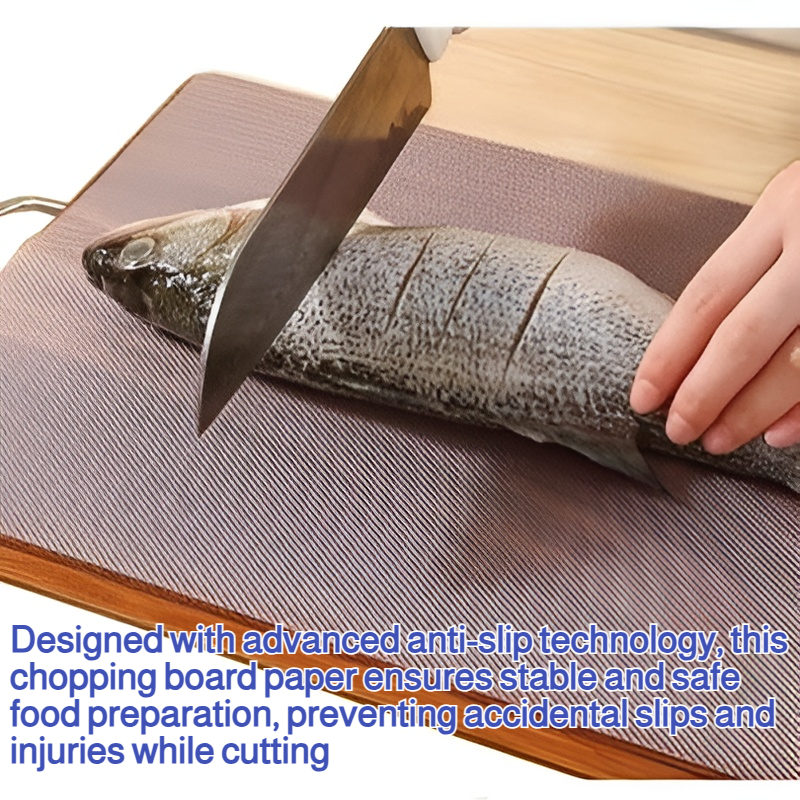 Anti-slip chopping board paper
