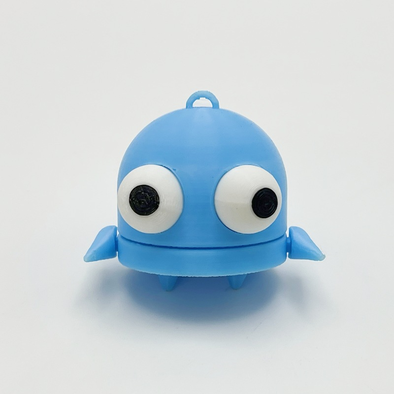 3D列印機器人公仔鑰匙圈擺飾玩具