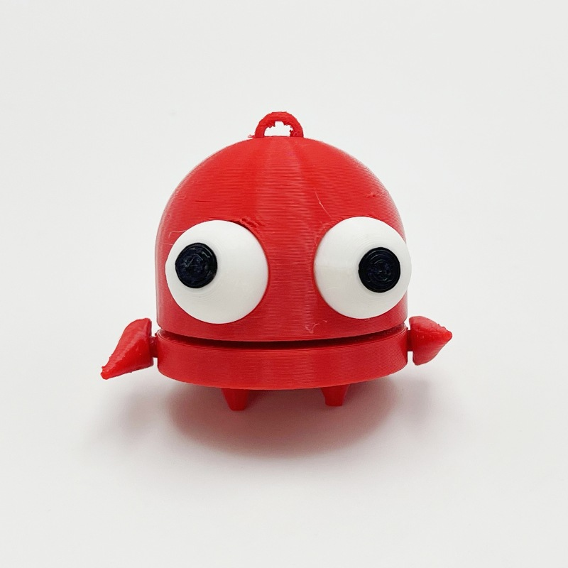 3D列印機器人公仔鑰匙圈擺飾玩具