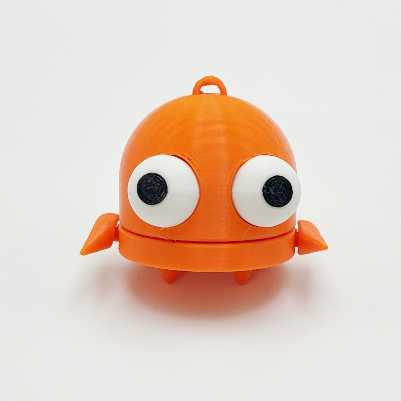 3D列印機器人公仔鑰匙圈擺飾玩具