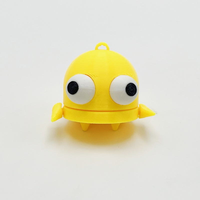 3D列印機器人公仔鑰匙圈擺飾玩具