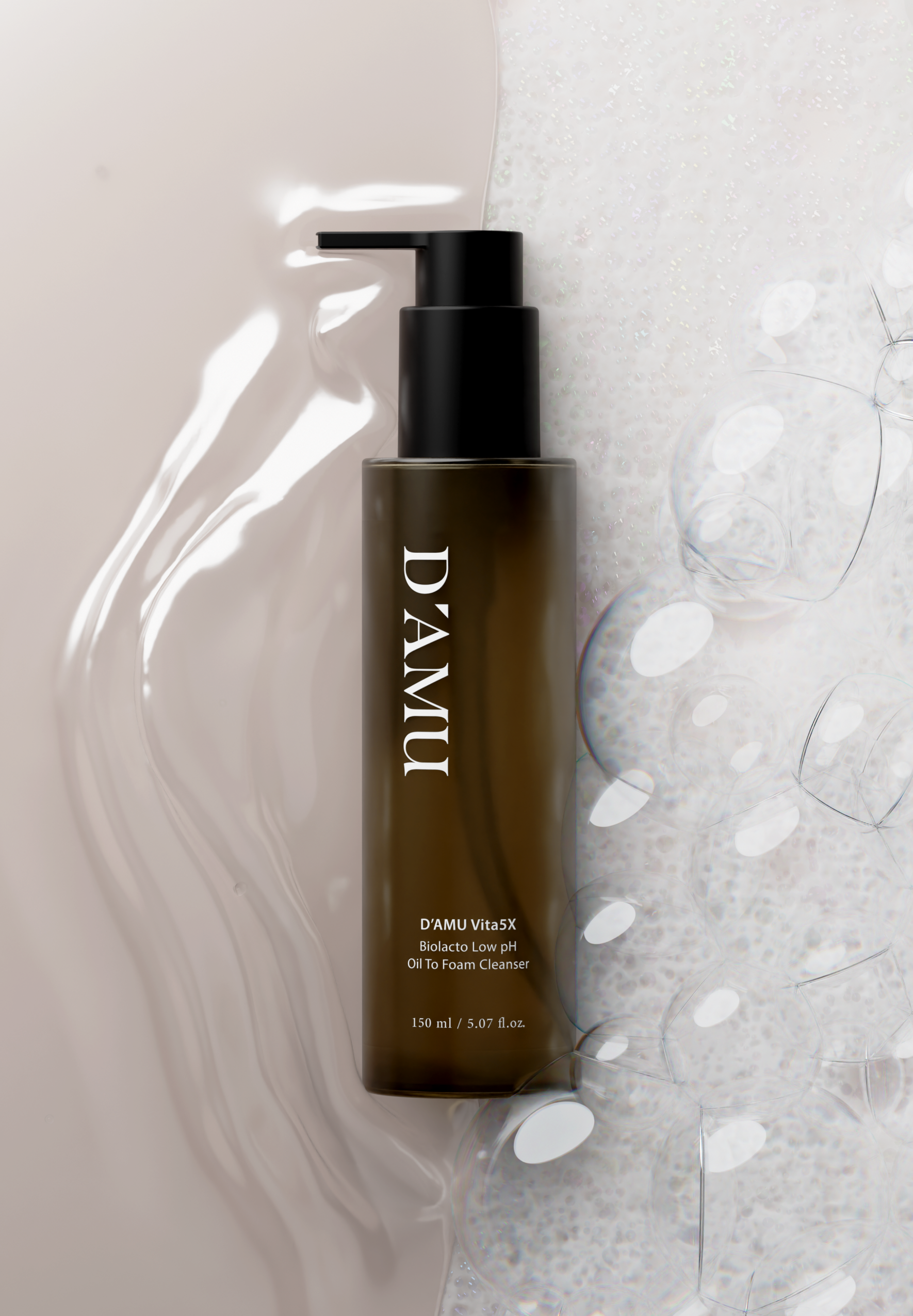 D'AMU Vita5X Biolacto Low pH Oil To Foam Cleanser 150ml