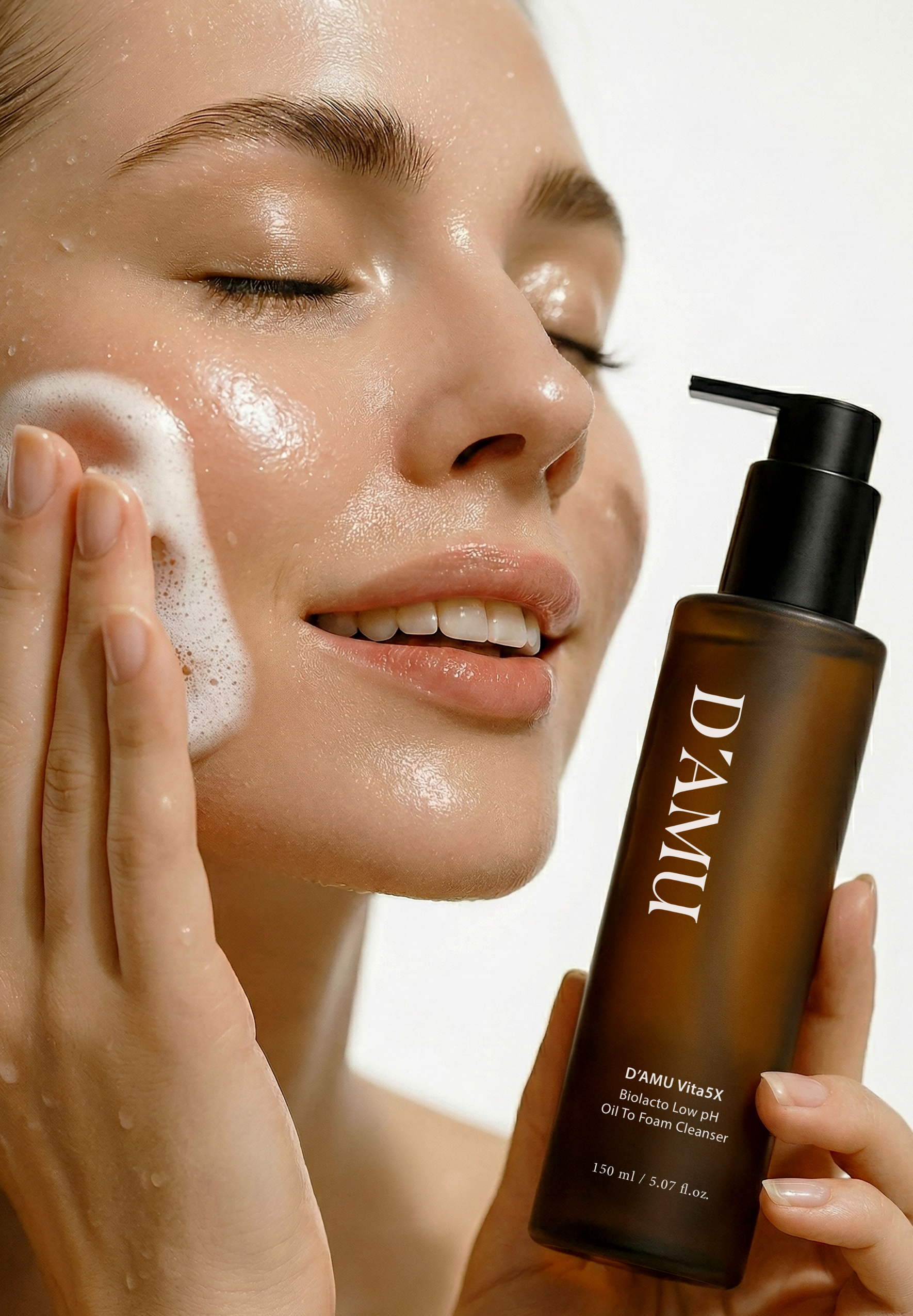 D'AMU Vita5X Biolacto Low pH Oil To Foam Cleanser 150ml