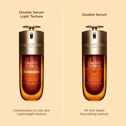Clarins Double Serum 50ml (Classic / Light Texture) - Your Anti Aging Solution!