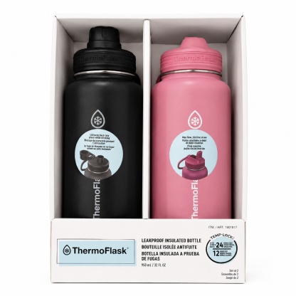 ThemoFlask Leak Proof Insulated Bottle 950ml x 2