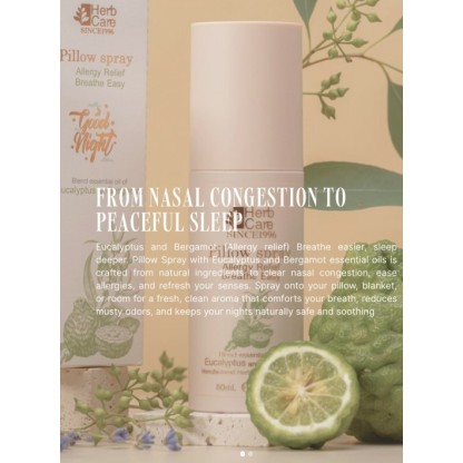 HerbCare Pillow Spray - Good Night Spray 80ml