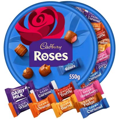 Cadbury Heroes Gift Box 550g / Cadbury Roses Chocolate Tub 550g