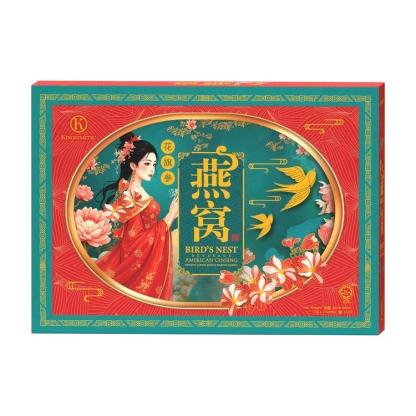 Kinohimitsu Ginseng Bird's Nest 75ml x 6 - 100% Genuine with American Ginseng White Fungus & Rock Sugar for Healthy Ageing Beauty & Immunity