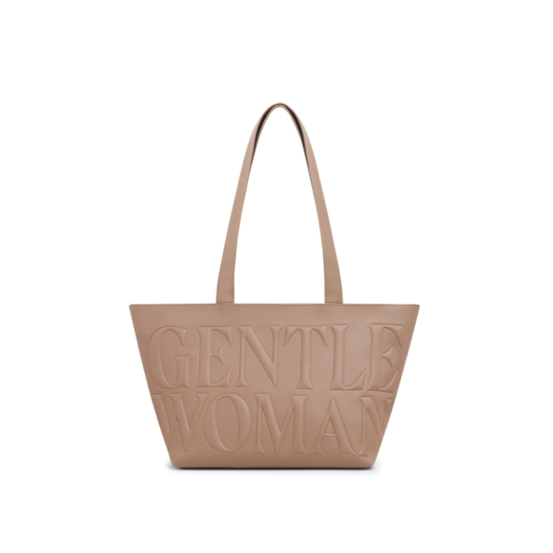 GENTLEWOMEN Daily Shoulder Bag - Cream / Brown / Grey