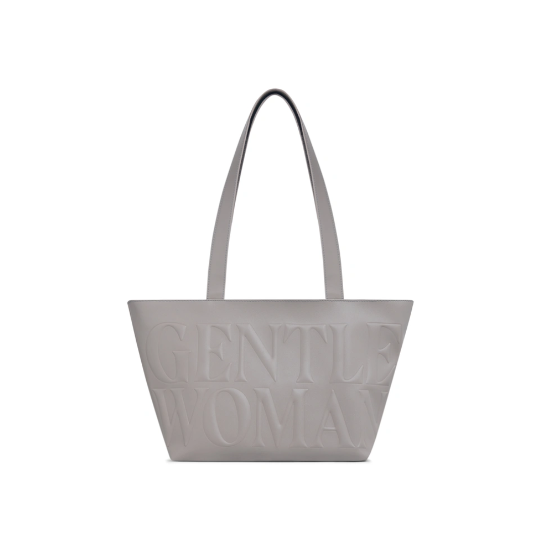 GENTLEWOMEN Daily Shoulder Bag - Cream / Brown / Grey